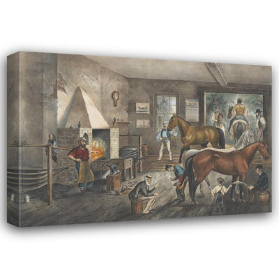 Trotting Cracks' At The Forge