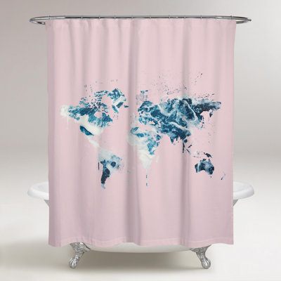 Rideau de douche Garabed Mapamundi Millennial