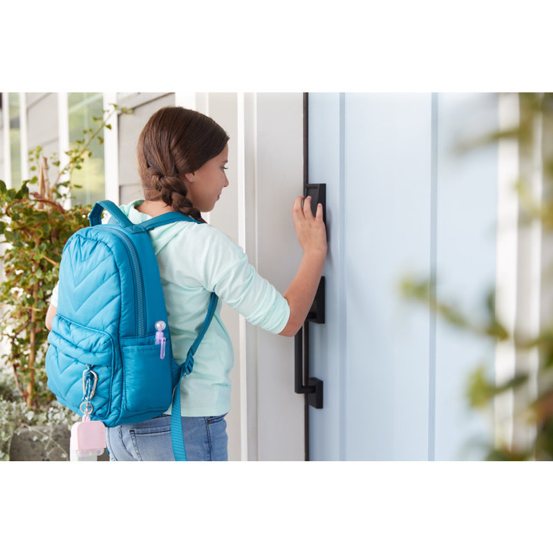 Encode Smart WiFi Deadbolt with Century Trim, Black Stainless