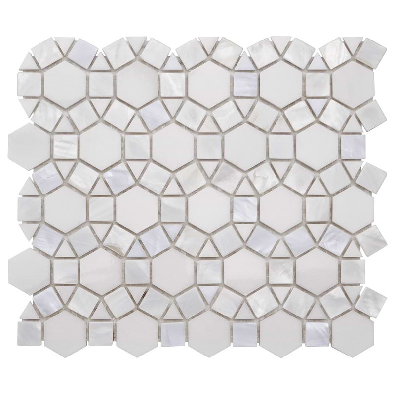 Victoria Pearl Thassos & Shell Tile