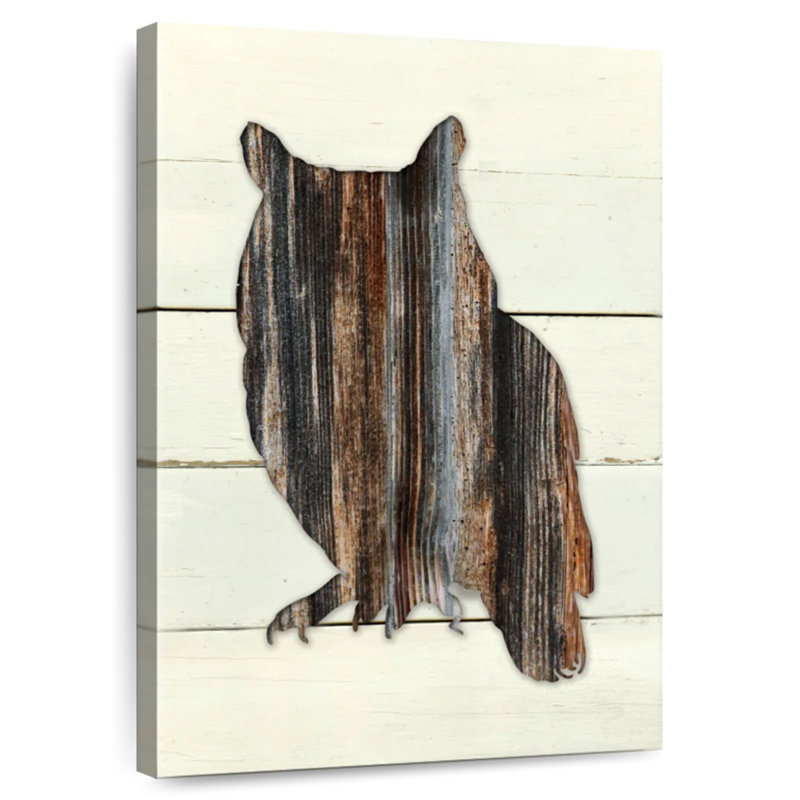 Brampt Woodland Owl, 39" H x 26" W