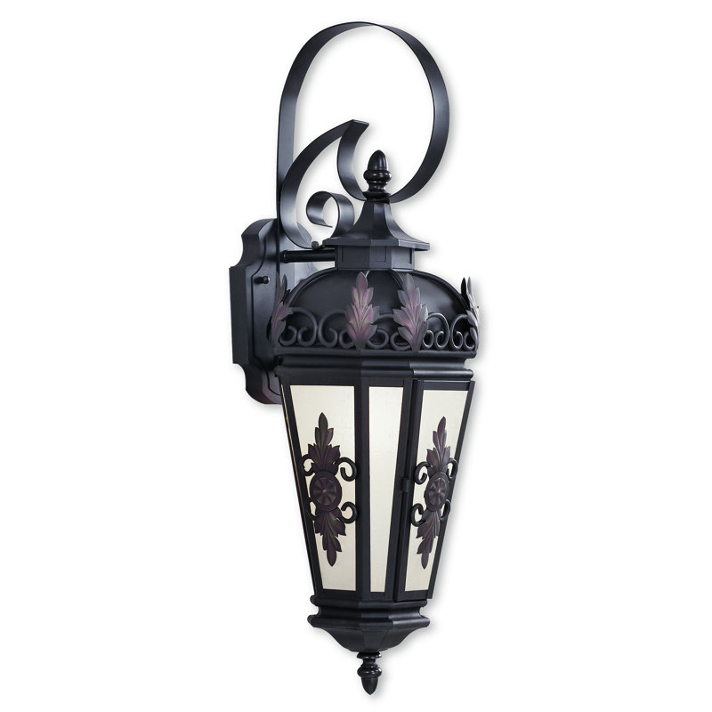 Lanterne murale d'extérieur à 1 ampoule Devonshire Bronze H 30 ", 26" H x 7.5" L x 9.25" D