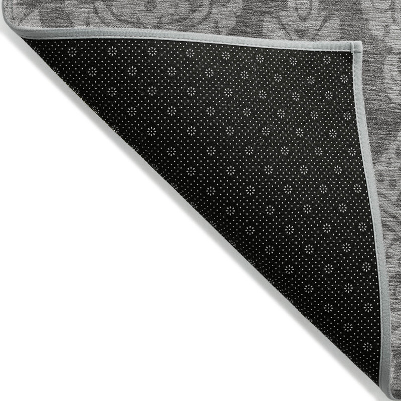 Tapis intérieur / extérieur gris Krymera, 5 pi x 7 pi 6 po