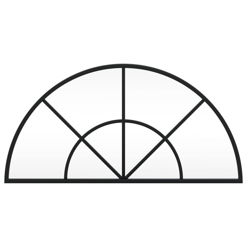 Nayvia Iron Frame Arch Mirror, 11.8" x 23.6"