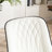Armless Swivel Office Chair Faux Leather Upholstered Waterproof Desk Chair Ergonomic Adjustable Computer Chair-1106344807