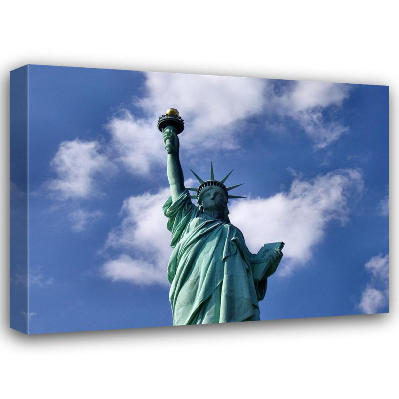 Statue de la liberté de New York, H 36 po x l 48 po