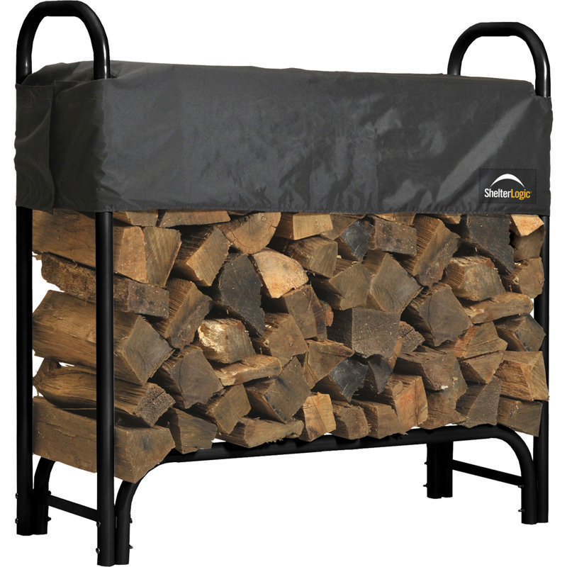 15.5'' W Metal Log Rack