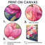 Pivoines dans le potager III - impressions murales florales-501792012-501792013-501792014