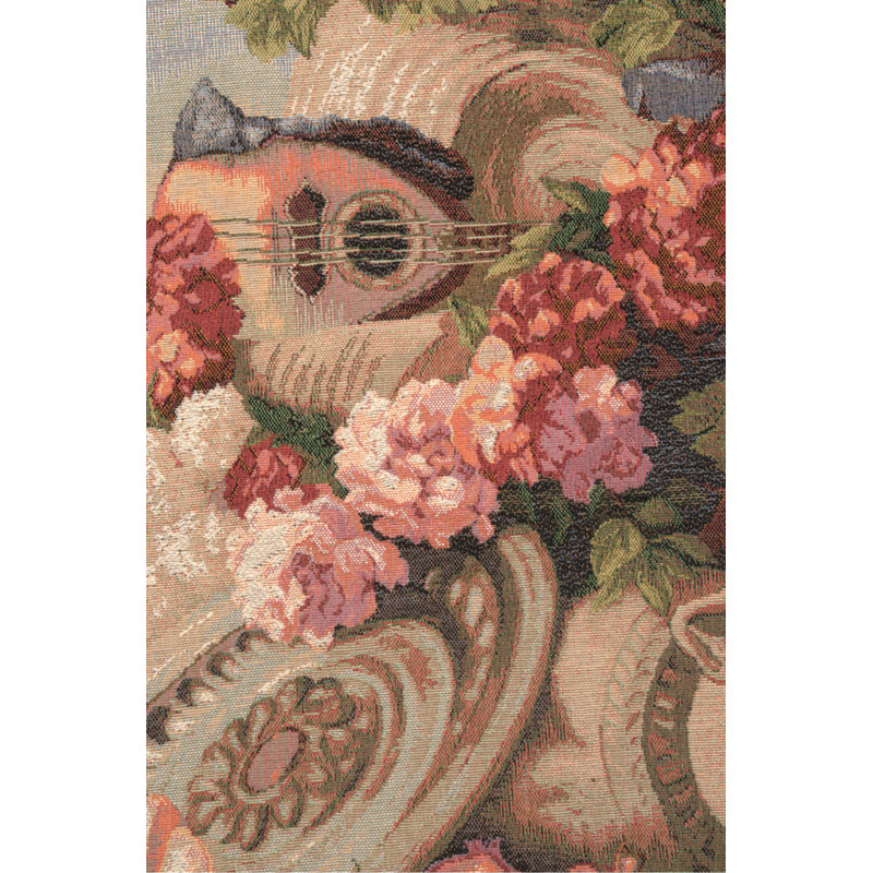 Loom Woven Cotton Blend Wall Hanging, 34" H x 44" W x 0.1" D