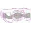 62cm Wide Patio Sofa with Cushions
