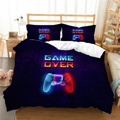 Emley Abstract Duvet Cover with Pillowcases Included