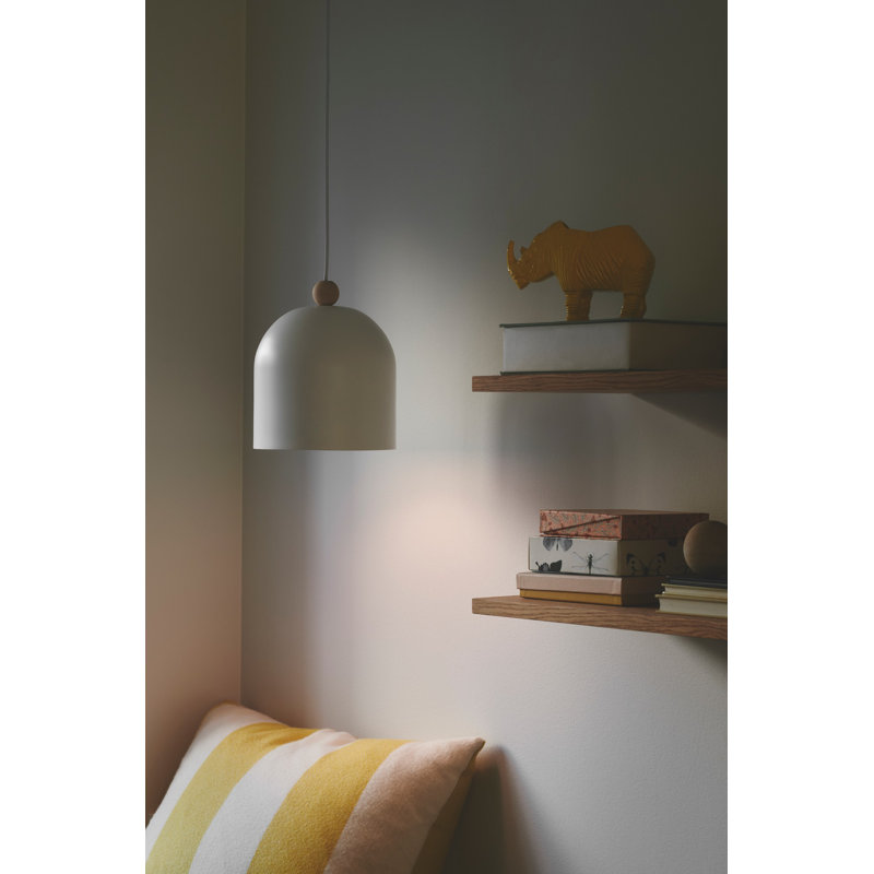 Gaston 1 - Light Satin Unique/Statement Pendant, White