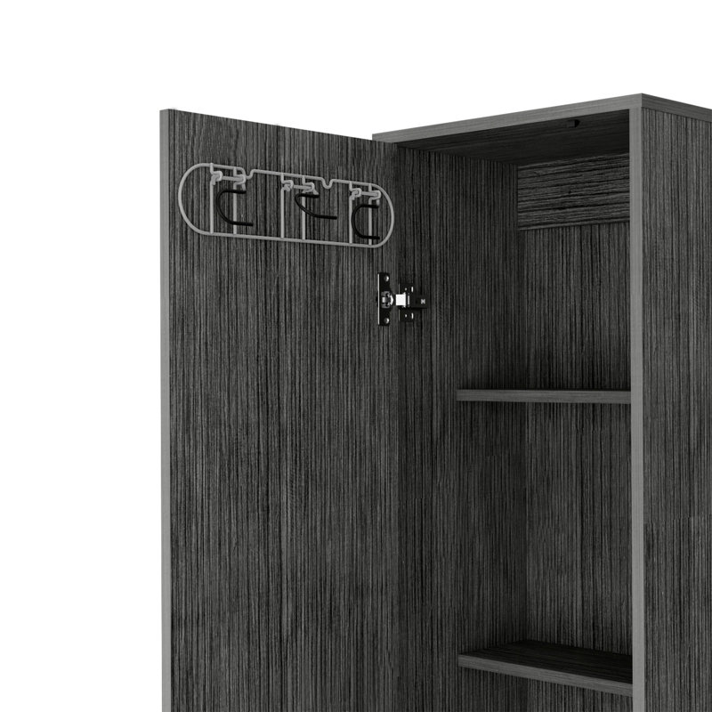 Premium Tall Storage Cabinet for Effortless Organization and Stylish Storage Solutions., Grey