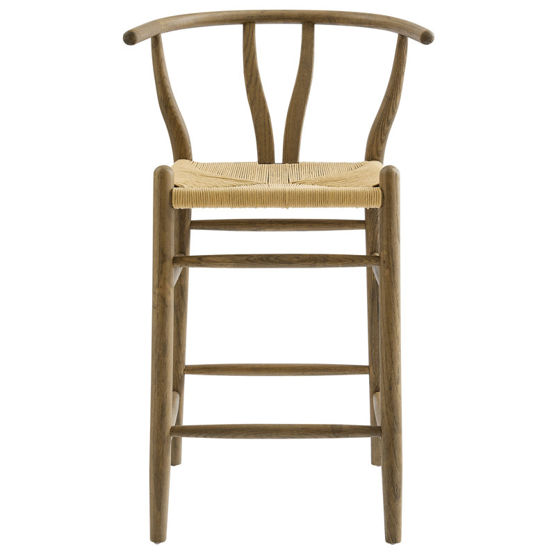 Tabouret de bar Amish, Tabouret de comptoir (siège d'une hauteur de 25 p, Gris
