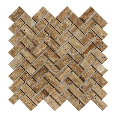 Carrelage mosaïque mur et plancher Noche Exotic Travertine