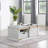 Rustic Style Antique White 1Pc Coffee Table Living Room Table W Drawer Open Shelves