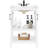 Jayelle 24 " W Freestanding Standard Free Standing Single Double Single Vanity Bathroom Vanity With Ceramic Top