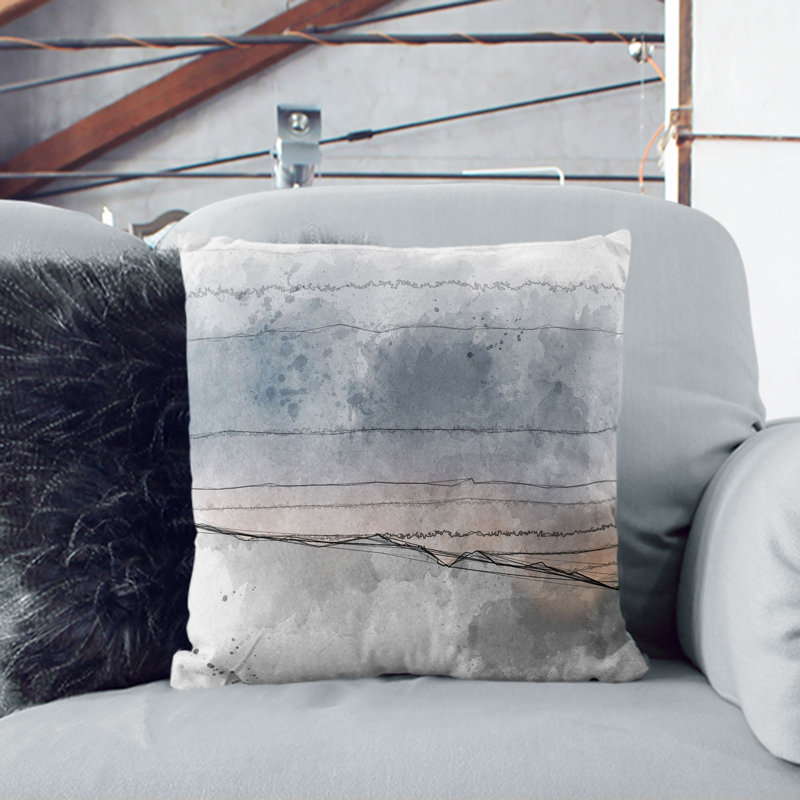 Square Throw Cushion, 40cm H x 40cm W x 15cm D