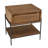 Bedside Table 1 Drawer 1 Shelf In Reclaimed Teak Wood