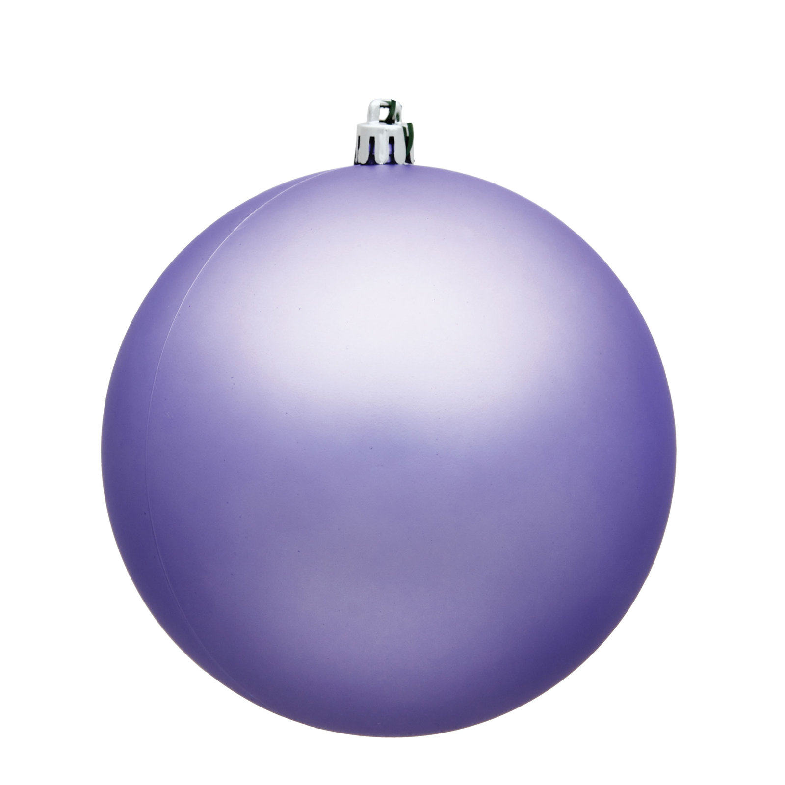 Holiday Décor Ball Ornament, Lavender Matte, 3" H x 3" W x 3" D