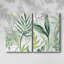Toile tendue avec châssis Tropical Palm Chorus III - prêt à accrocher-1923227617