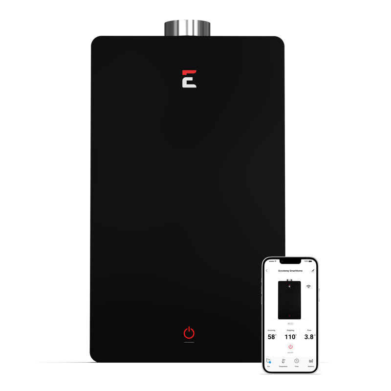 Chauffe-eau intérieur sans réservoir 4,5 GPM Eccotemp Smart Home SHLX, Gaz naturel