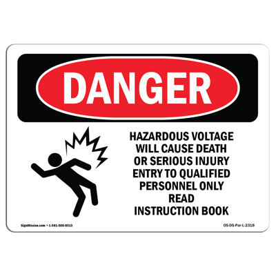 «OSHA danger dangereuse tension causera»