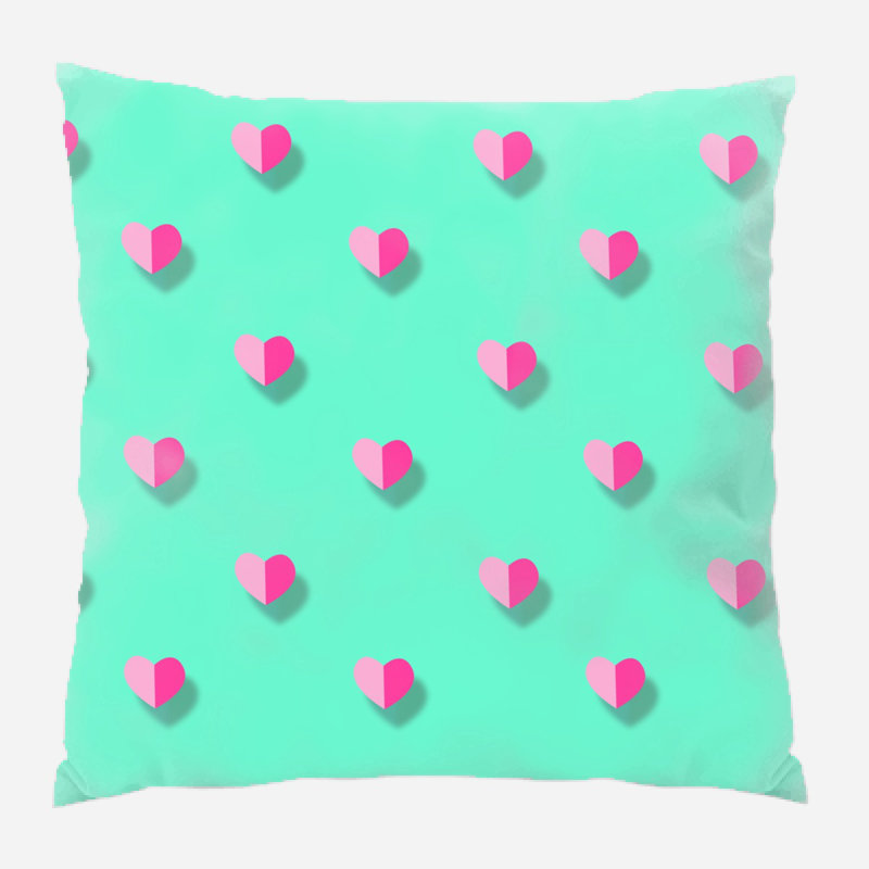 Coussin love, Intérieur