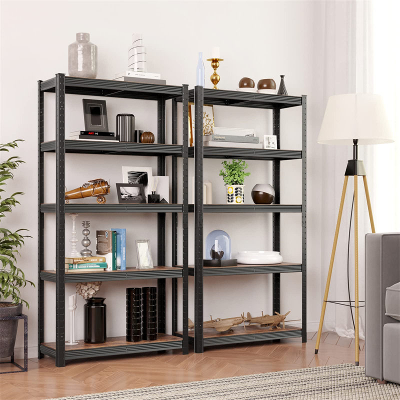 Azhan 75cm W Metal Shelving Unit