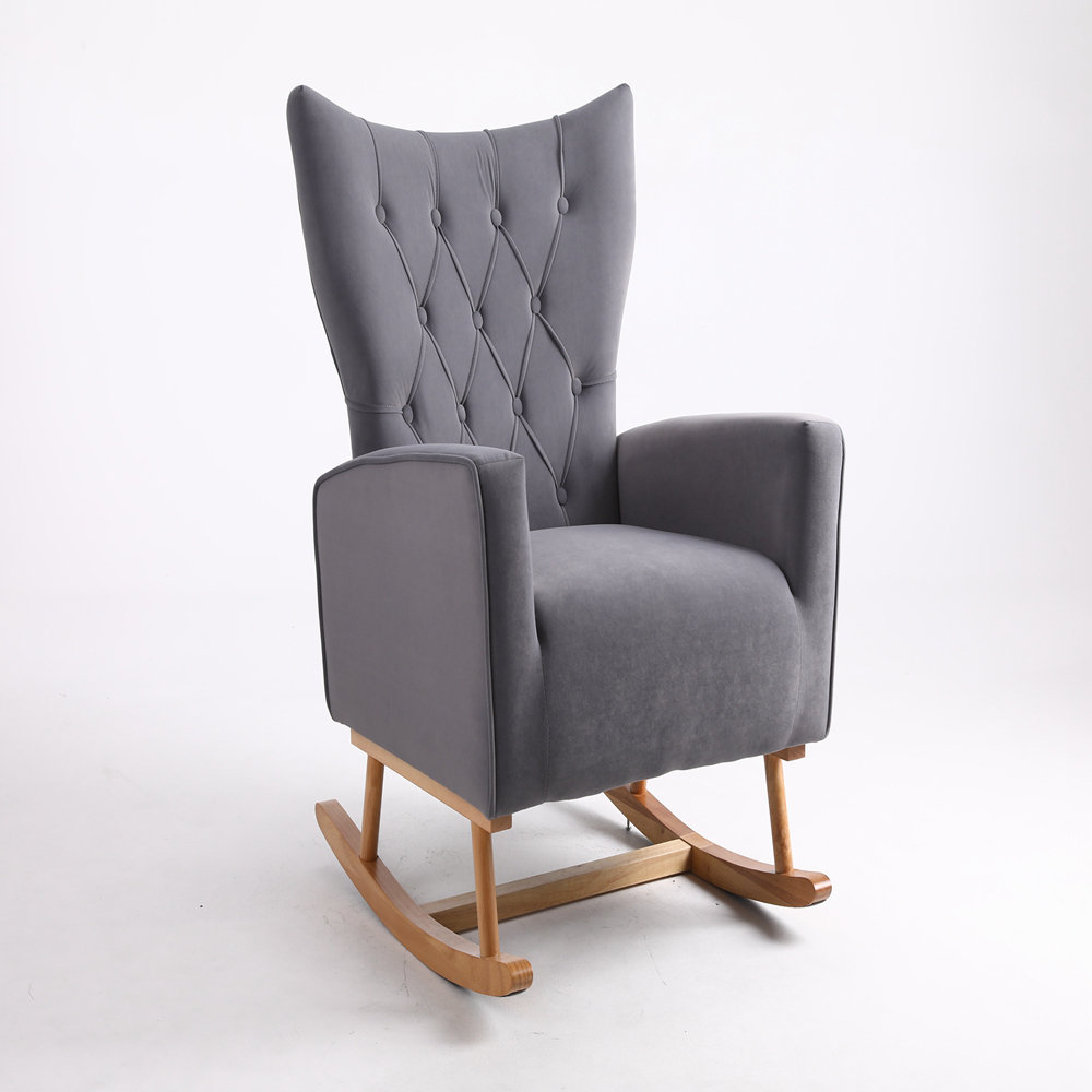 Wayfair wooden rocking online chair