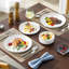12 Pcs Porcelain Dinnerware Set, Round Plate And Bowl, Dinner Plates, Dessert Plates And Bowls For 4 Person, White Set-351419927