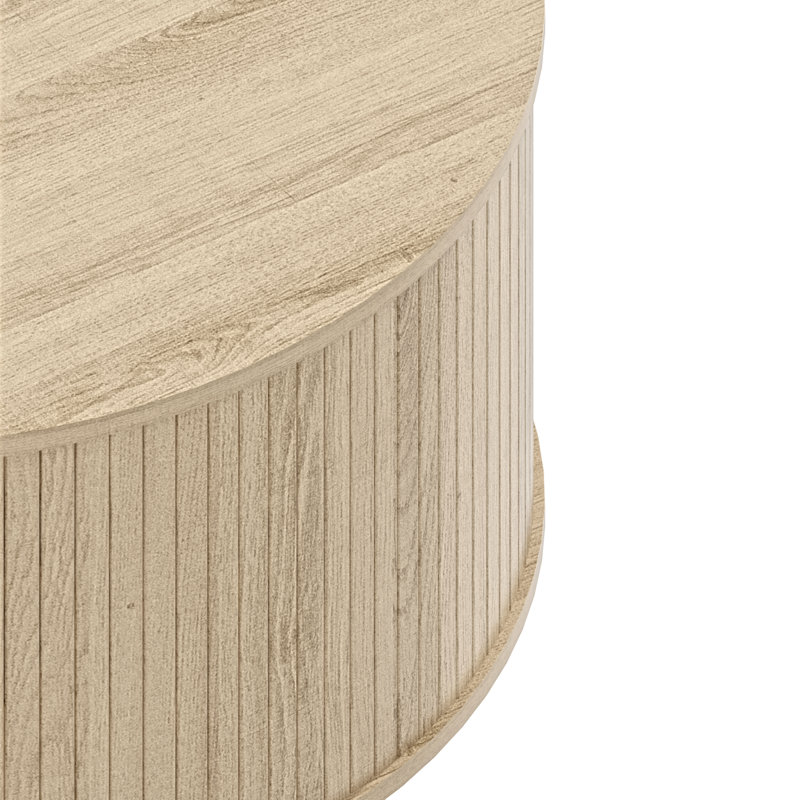 Table basse de salon Aurel, Beige brun