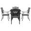 4 - Person Patio Dining Set with Square Table-1199393875
