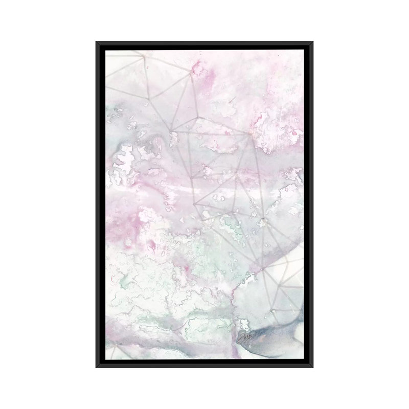 «Centauri II» par Renée Stramel, reproduction sur toile, H 26 po x l 18 po x P 1,5 po, Toile encadrée noire, Pas de tapis