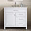 Meuble-lavabo simple 36 po Vancouver - Vert rétro-157930956