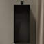 Baignoire de trempage autoportante noire solide de 59 po x 27,5 po avec trop-plein et bonde escamotable pour salle de bain MonBlari-126677821-124071266