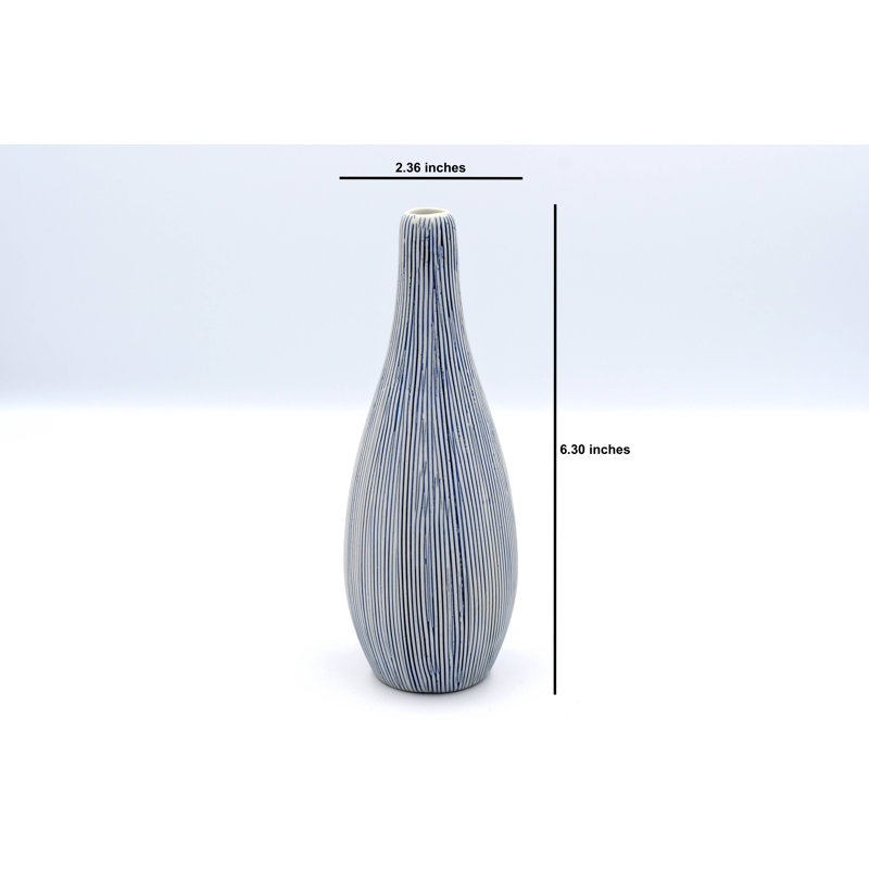 Vase de table Avangélina, Bleu