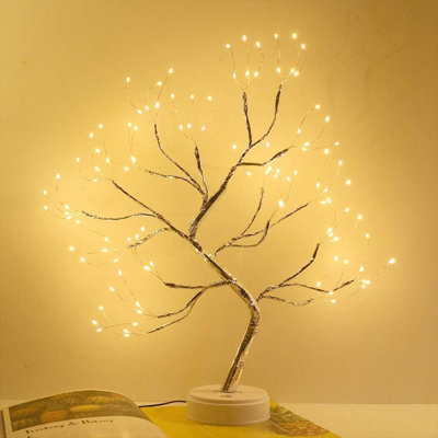 Tabletop Bonsai Tree Light, DIY LED Artificial Tree Lamp,Battery/USB Operated Night Light for Room Decor, Home Decor,Bedroom, Wedding,Christmas