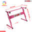 5 Core Keyboard Stand Adjustable z Style Piano Riser + Keyboard Piano Bench PINK
