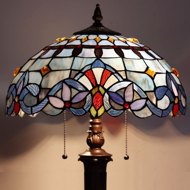 Nyambura 66'' Brown Traditional Floor Lamp