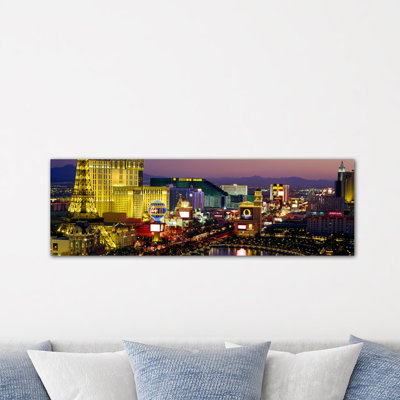 Las Vegas, Nevada, É.-U. - Estampe numérique sur toile tendue avec châssis panoramique