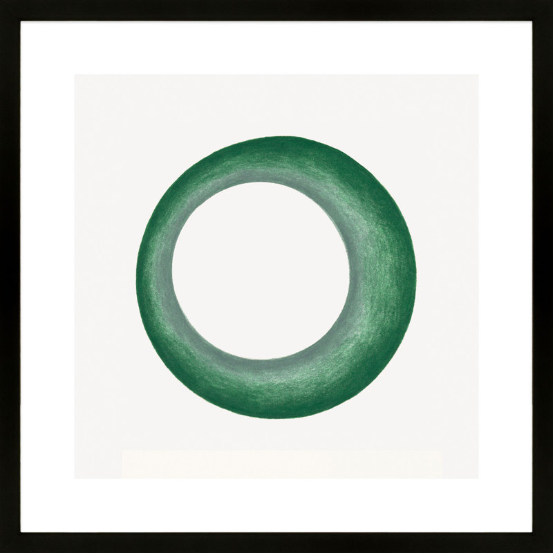 Torus 5 Print by Katy Montica, 16" H x 16" W x 1.25" D , Black