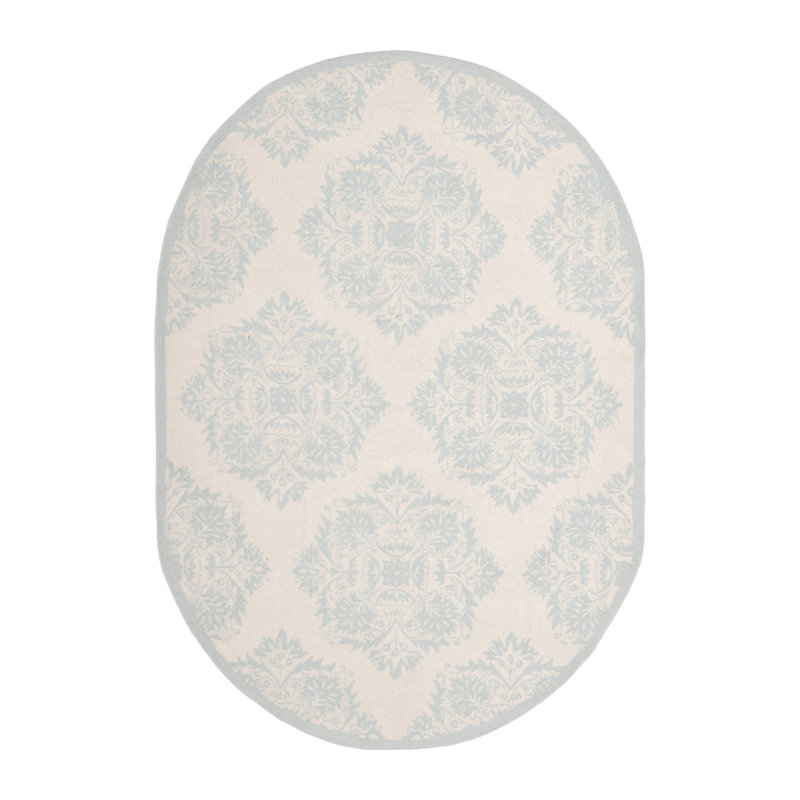Wool Rug, Oval 4'6" x 6'6"