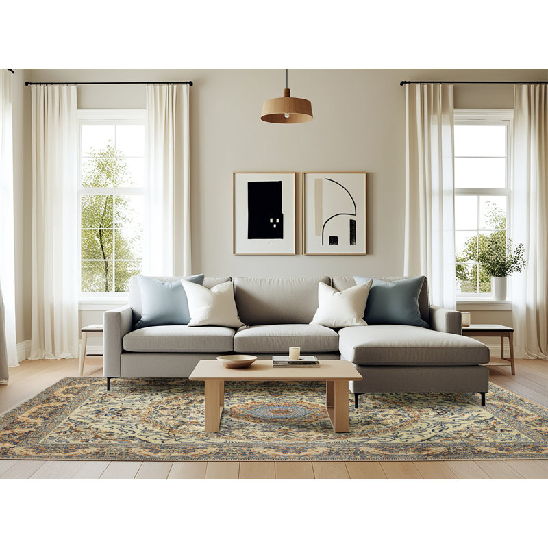 Caterra Oriental Indoor Rug, Rectangle 6' x 9'