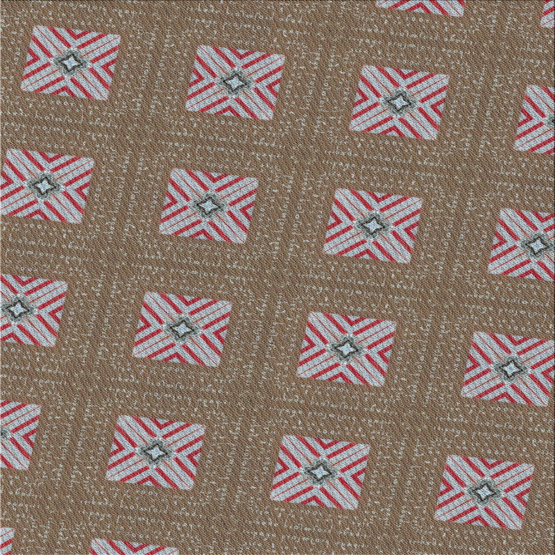 Tapis gris / rose Power Loom, Rectangle 5 pi x 7 pi