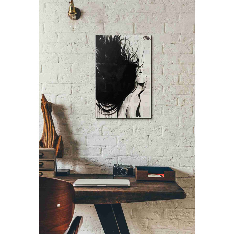 «The New Minstrel» par Loui Jover, art mural sur toile, H 18 po x l 12 po x P 1,25 po