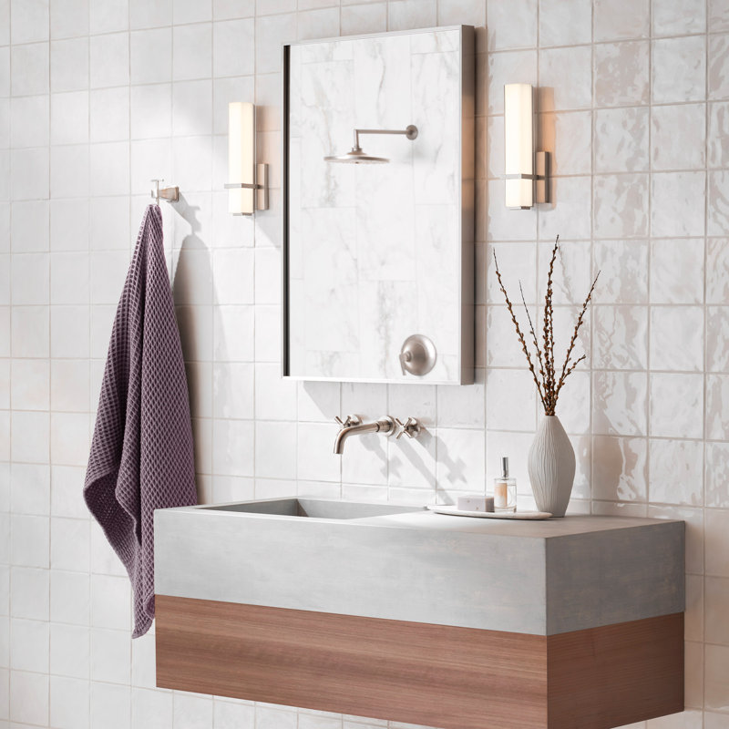 Milan 1 - Light LED Bath Bar, Nightshade Black