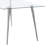 Torryn Rectangular Dining Table with Glass Top-1324304888