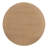 18.1'' Geometric Side Table With Circle-And-Cross Base And Solid Wood Construction