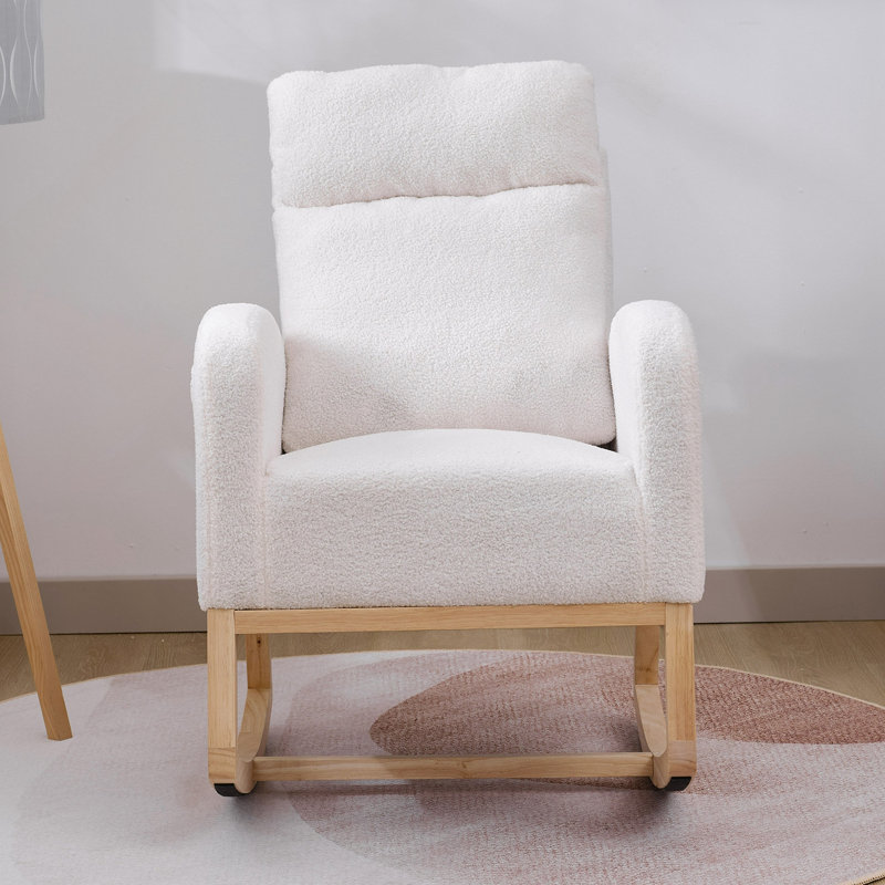Chaise berçante Modern, Blanc
